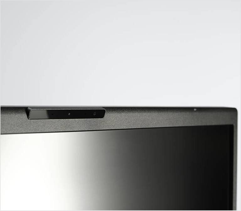 Camera at the top of a computer screen