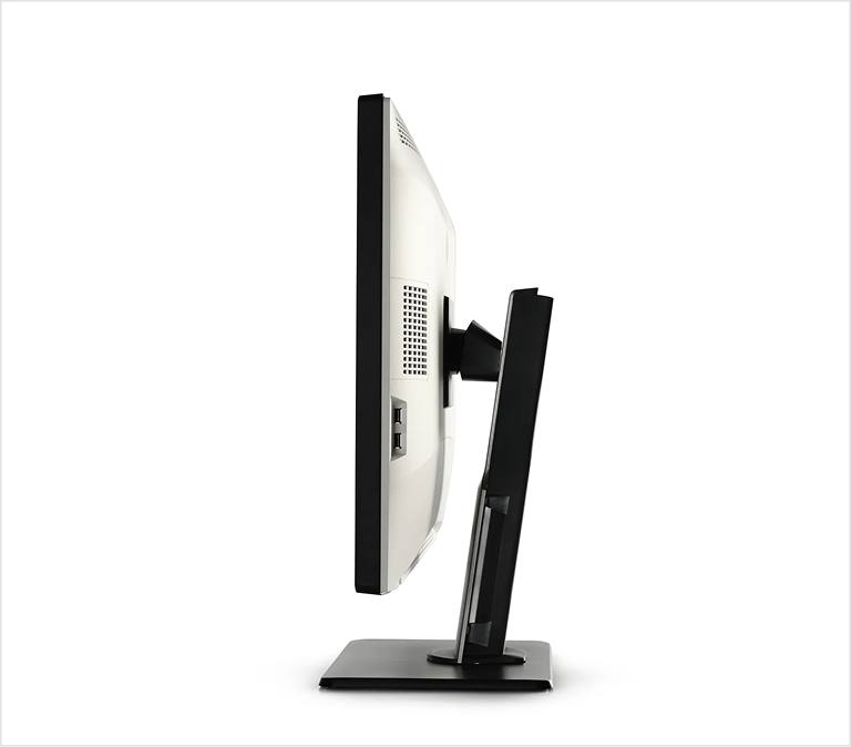 Side profile of computer screen