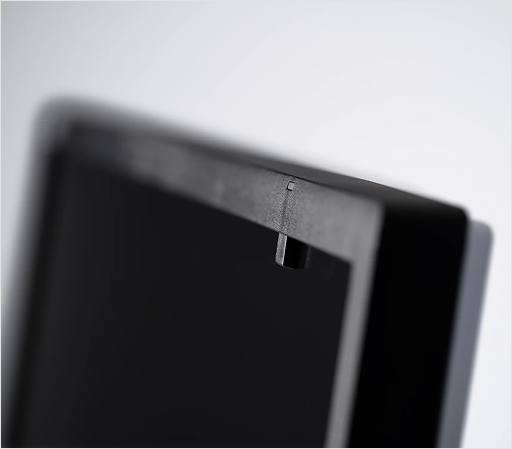 Top of computer screen